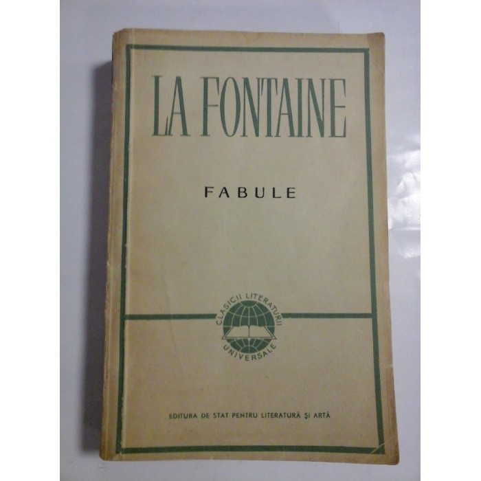 FABULE  -  LA  FONTAINE  
